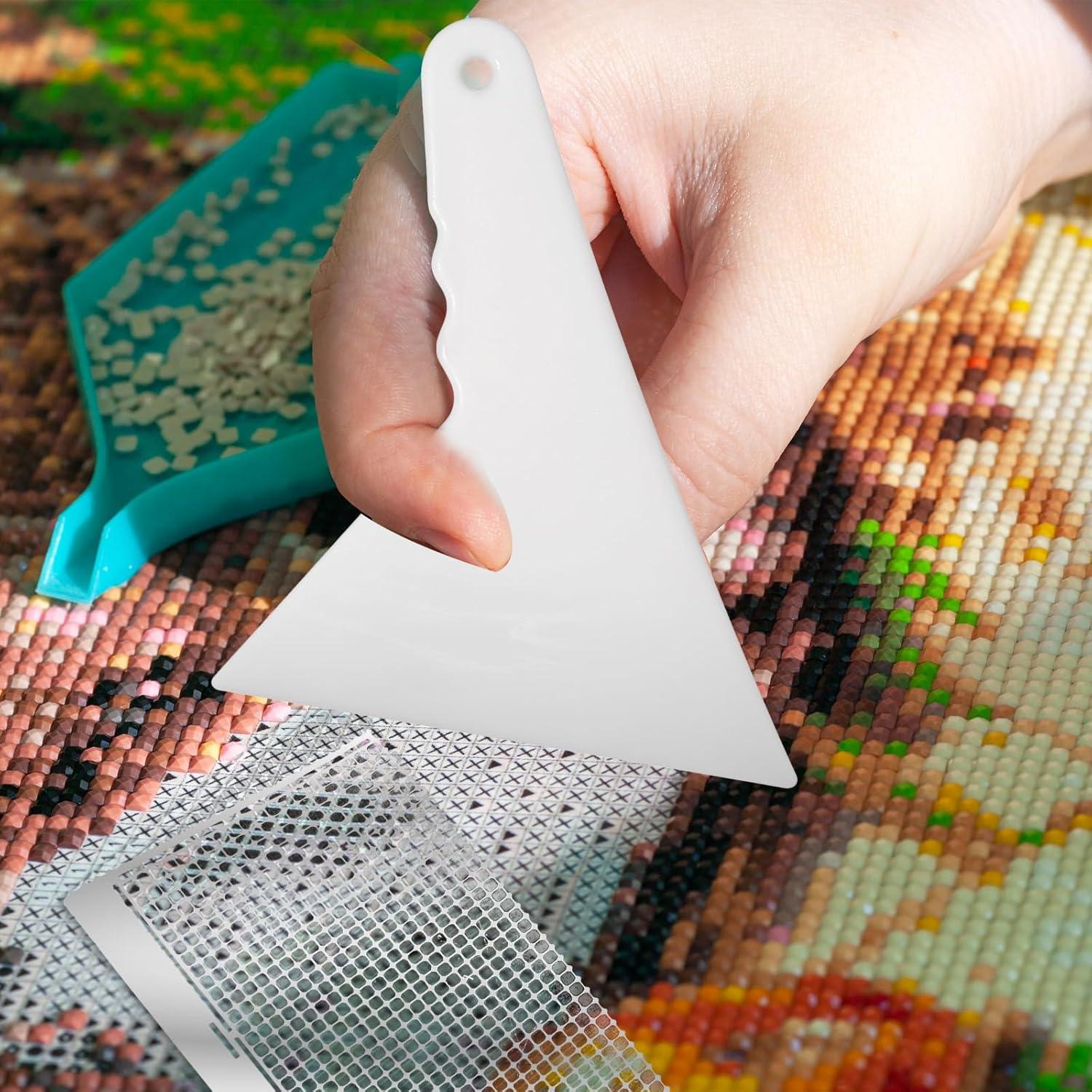 Juego de 2 Reglas de Dibujo de Diamante 5D Aphumedc 1020 Agujeros