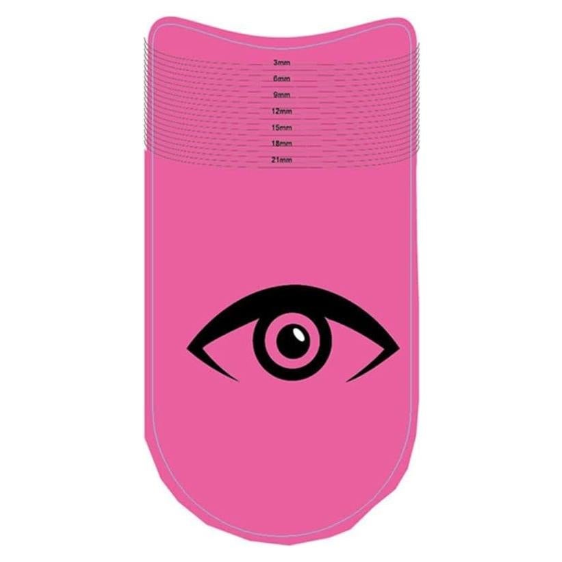 Juego de 3 Reglas para Pestañas Rosa Htppzjr - Medición Precisa