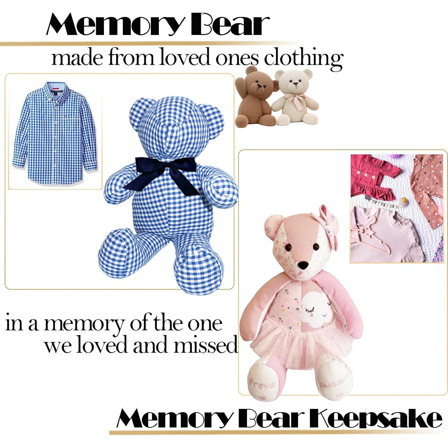 Kit de Plantillas de Oso de Memoria Topapfo 43 cm con Tutorial