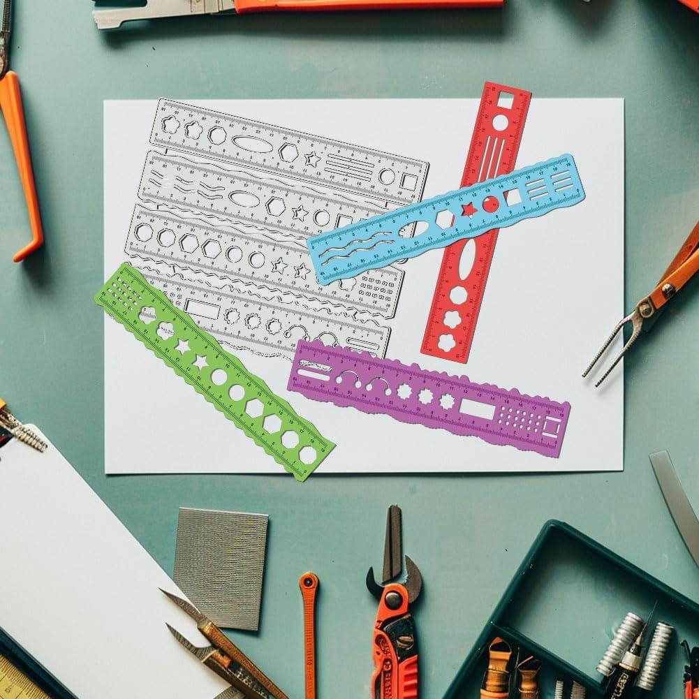 Troqueles de Corte Metálicos UNICRAFTALE 4Pcs Regla Irregular