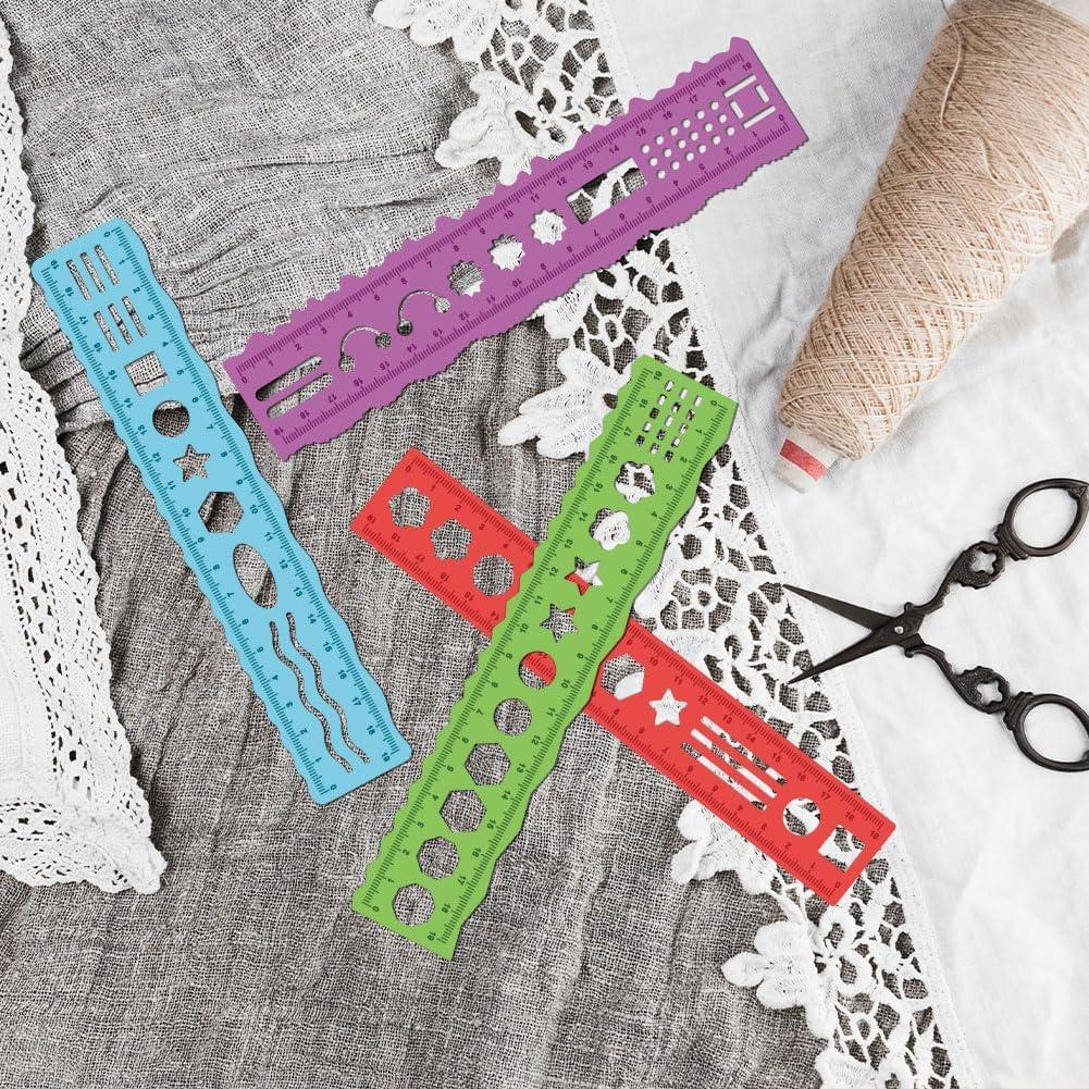 Troqueles de Corte Metálicos UNICRAFTALE 4Pcs Regla Irregular