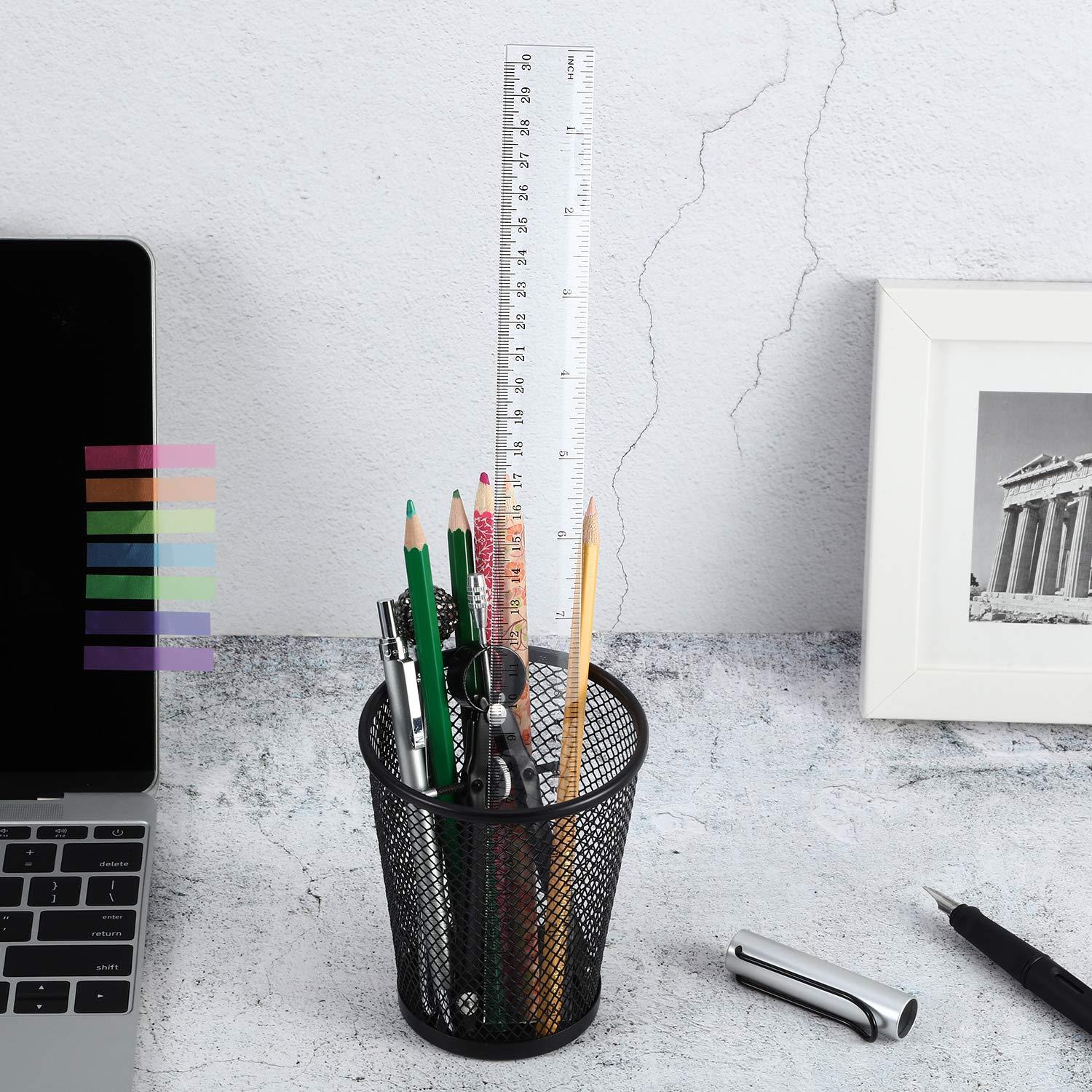 Paquete de 20 Reglas Plásticas Transparentes 30 cm EBOOT