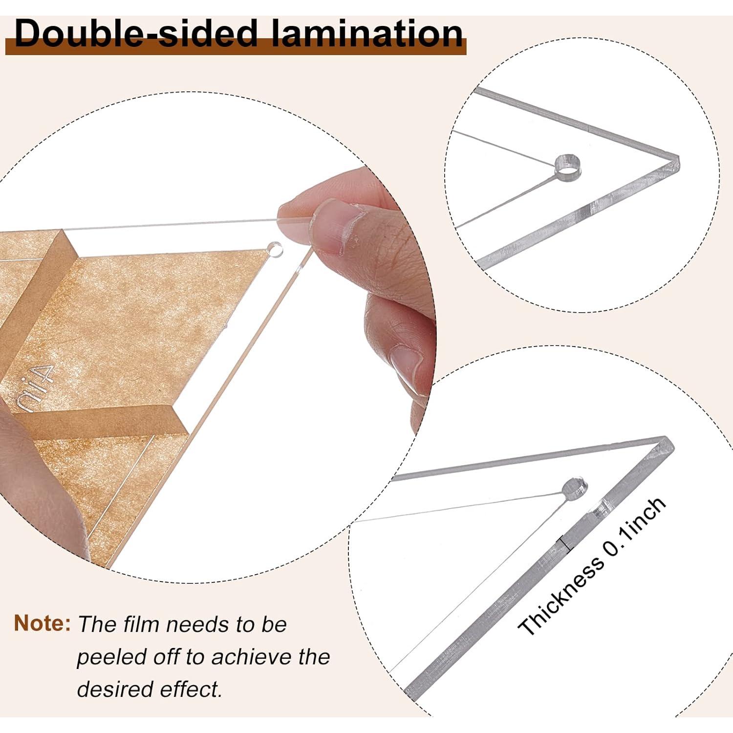 Juego de Plantillas de Acolchado Acrílicas BENECREAT - 6 Tamaños