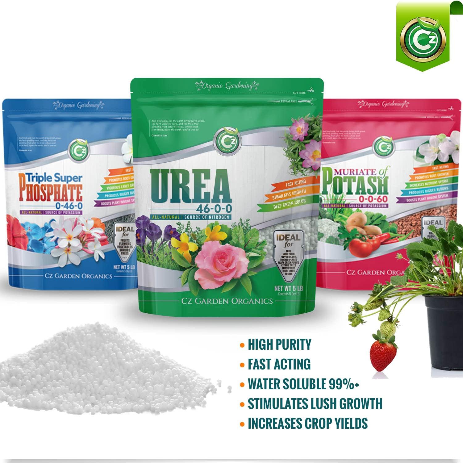 Fertilizante Urea 46-0-0 Cz Garden 2.27kg para Jardín