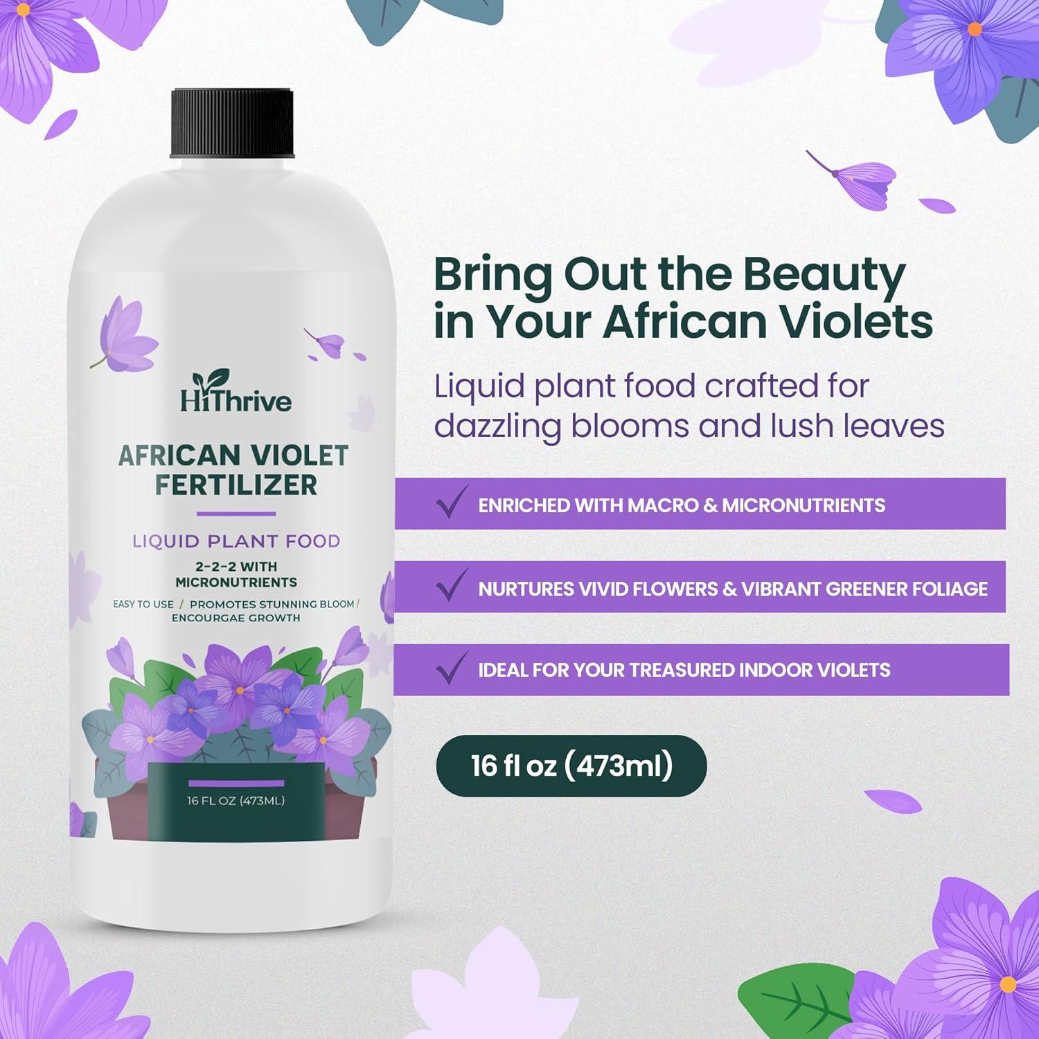 Fertilizante Líquido para Violeta Africana HiThrive 0.47L
