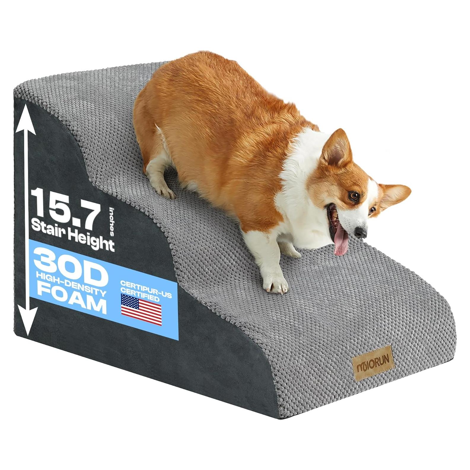 Escalera para Perros Miorun 3 Pasos Espuma Antideslizante