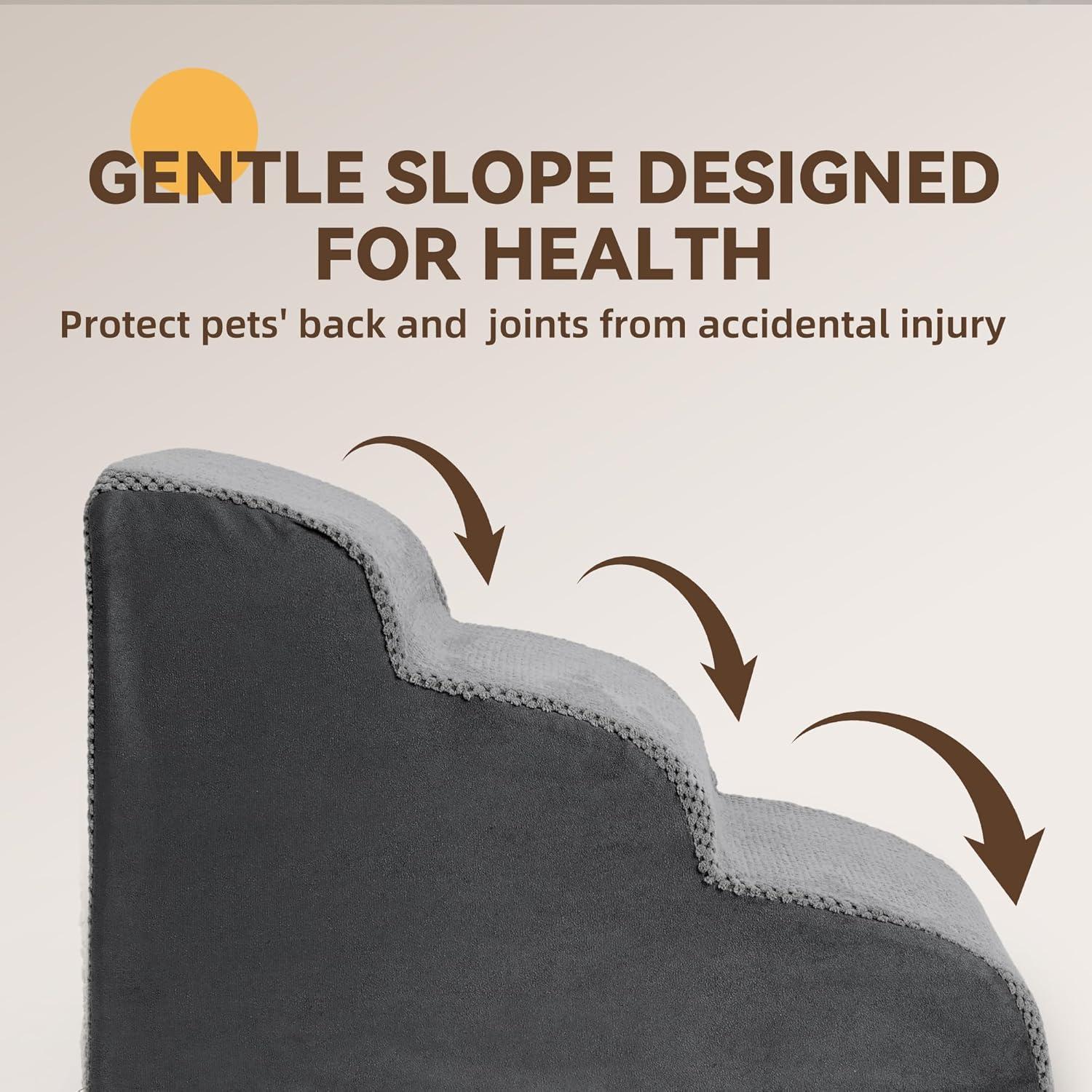 Escalera para Perros Miorun 3 Pasos Espuma Antideslizante