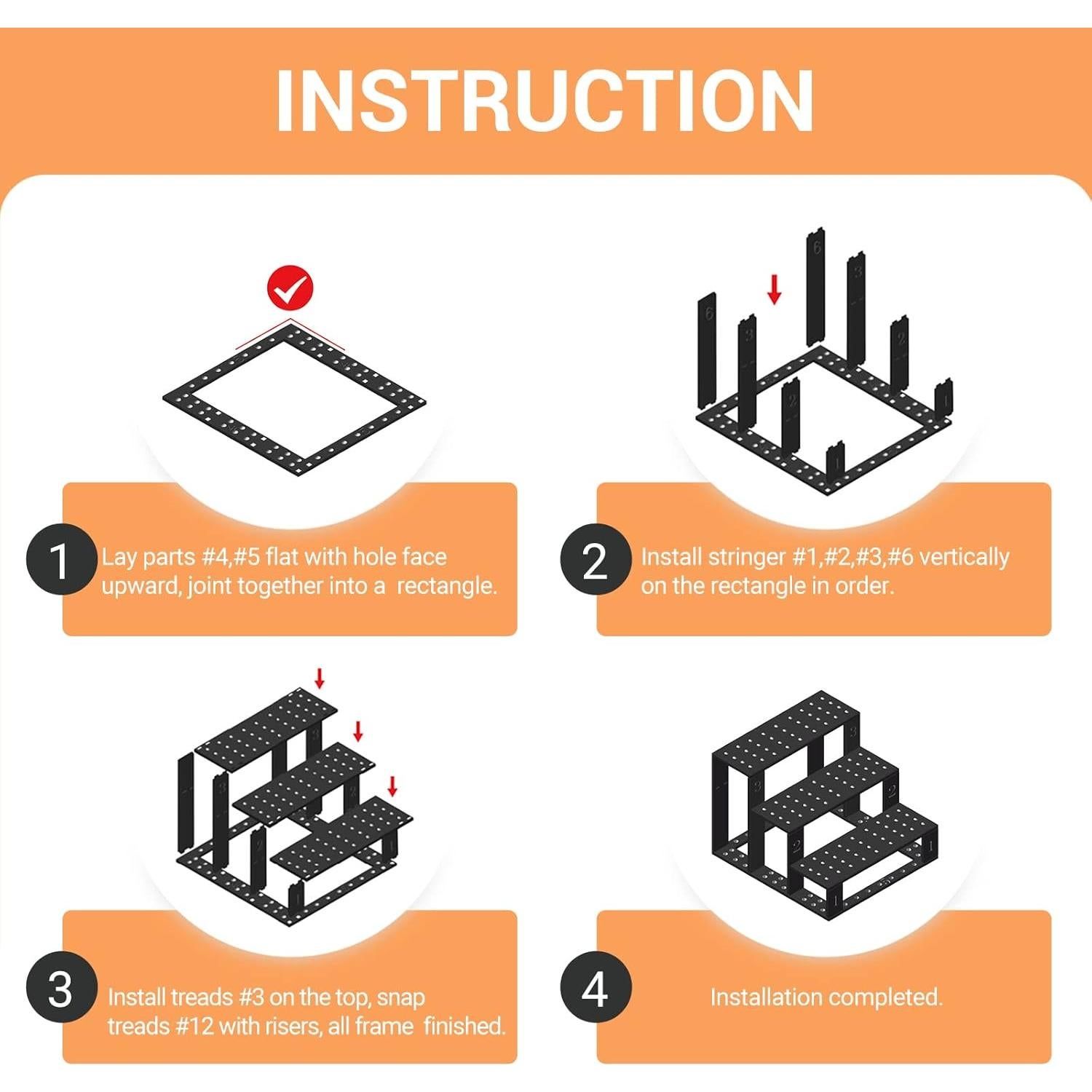 Escalones para Mascotas PETLESO - 3 Escalones Antideslizantes