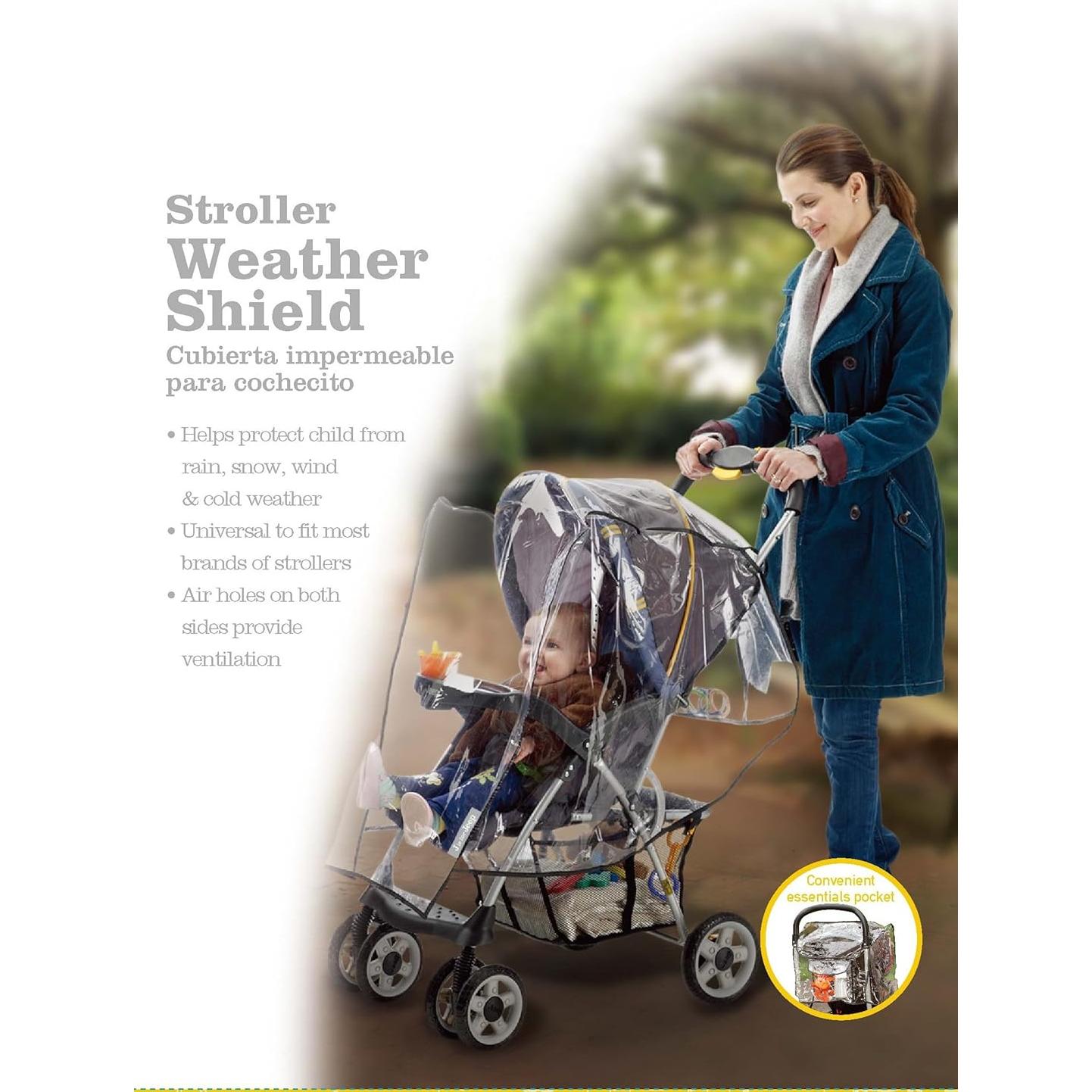 Cubierta de Lluvia para Cochecito Jeep Universal PVC Transparente