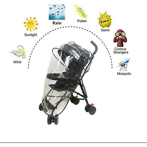 Cubierta de Lluvia para Cochecito EVA Impermeable Universal