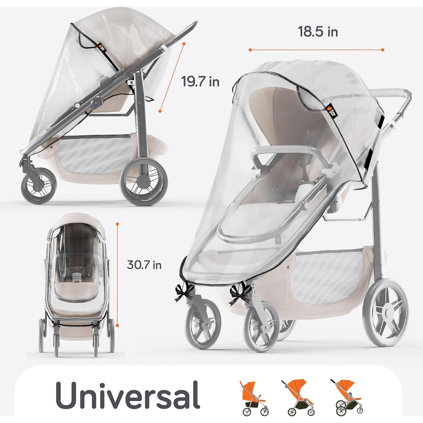 Cubierta para Cochecito Baby Uma Universal 100% Impermeable PEVA