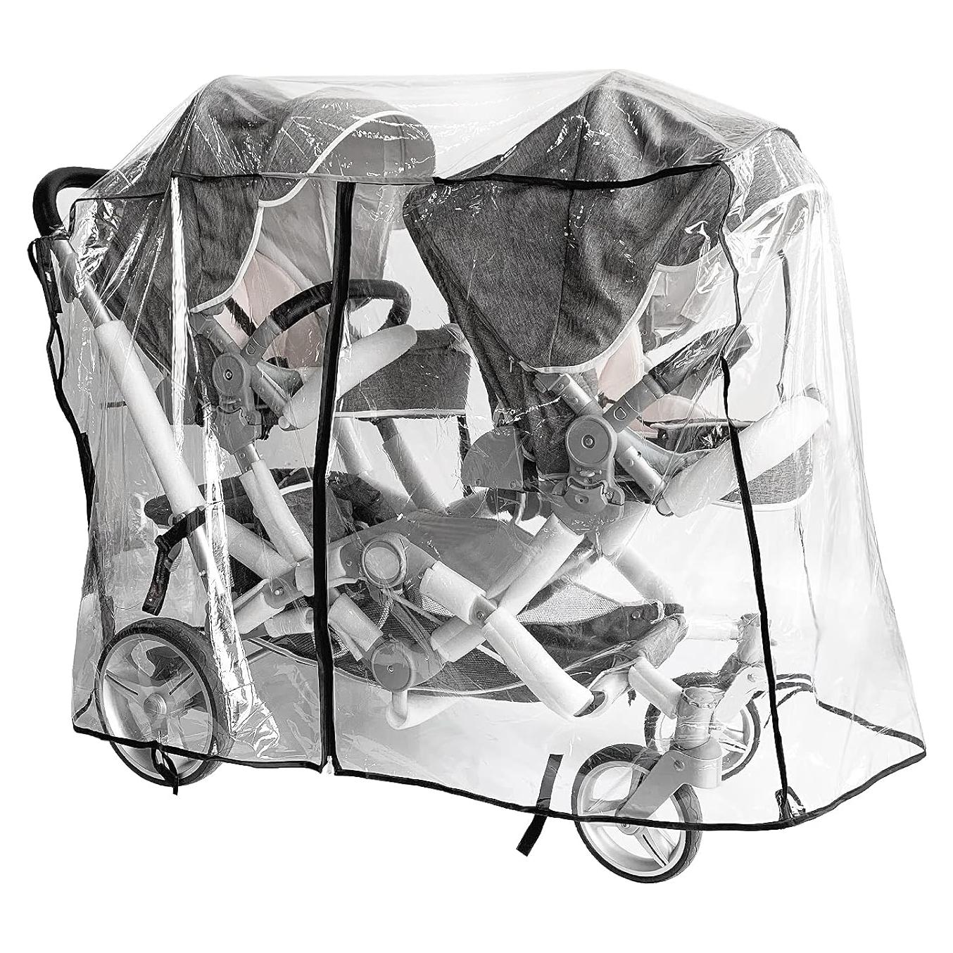 Cubierta de Lluvia Universal para Cochecito Doble A02-BIG