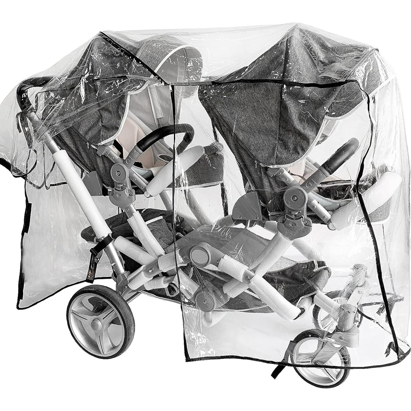 Cubierta de Lluvia Universal para Cochecito Doble A02-BIG
