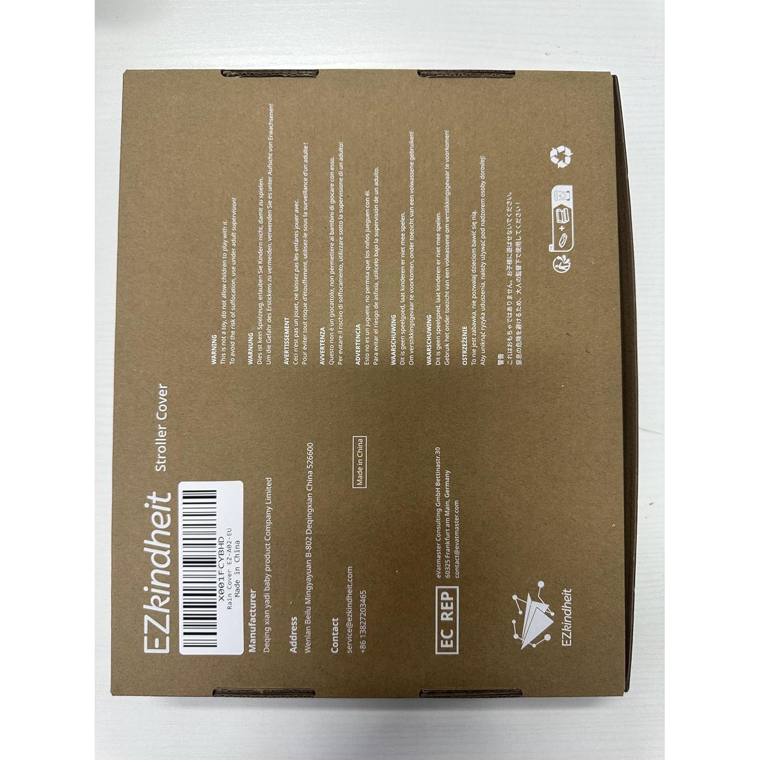 Cubierta de Lluvia Universal para Cochecito Doble A02-BIG