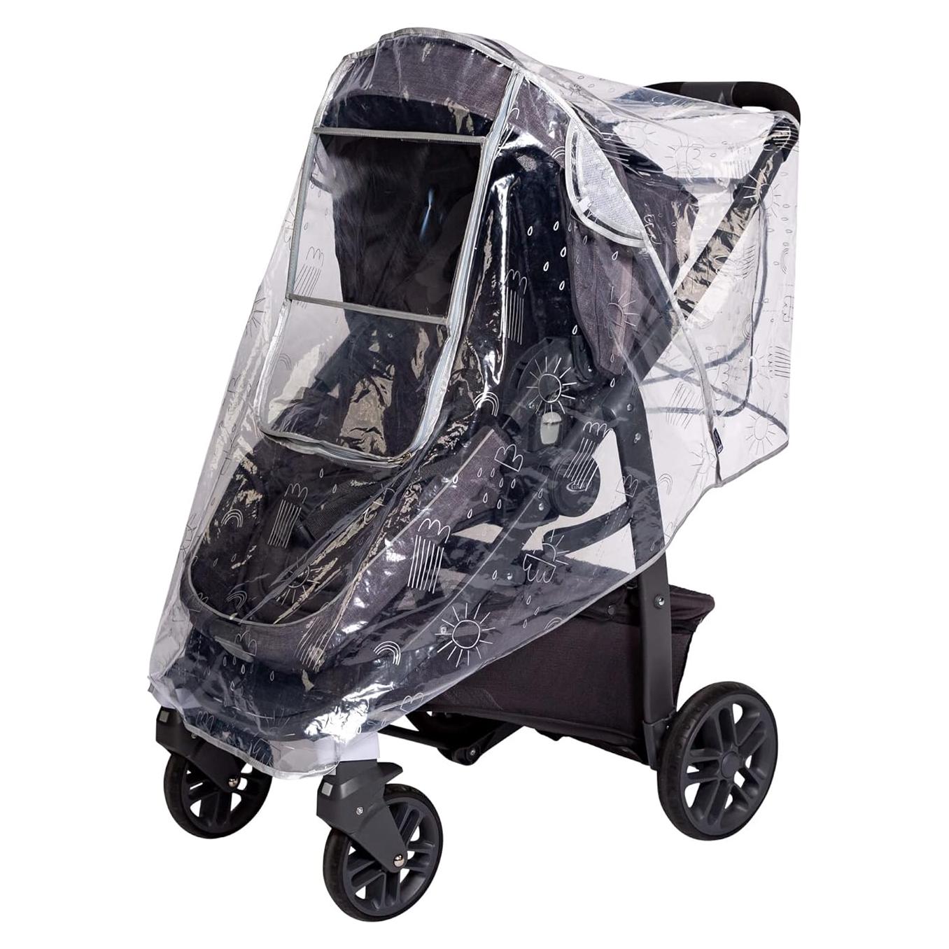 Cubierta de Lluvia Deluxe J.L. Childress para Cochecito - Transparente