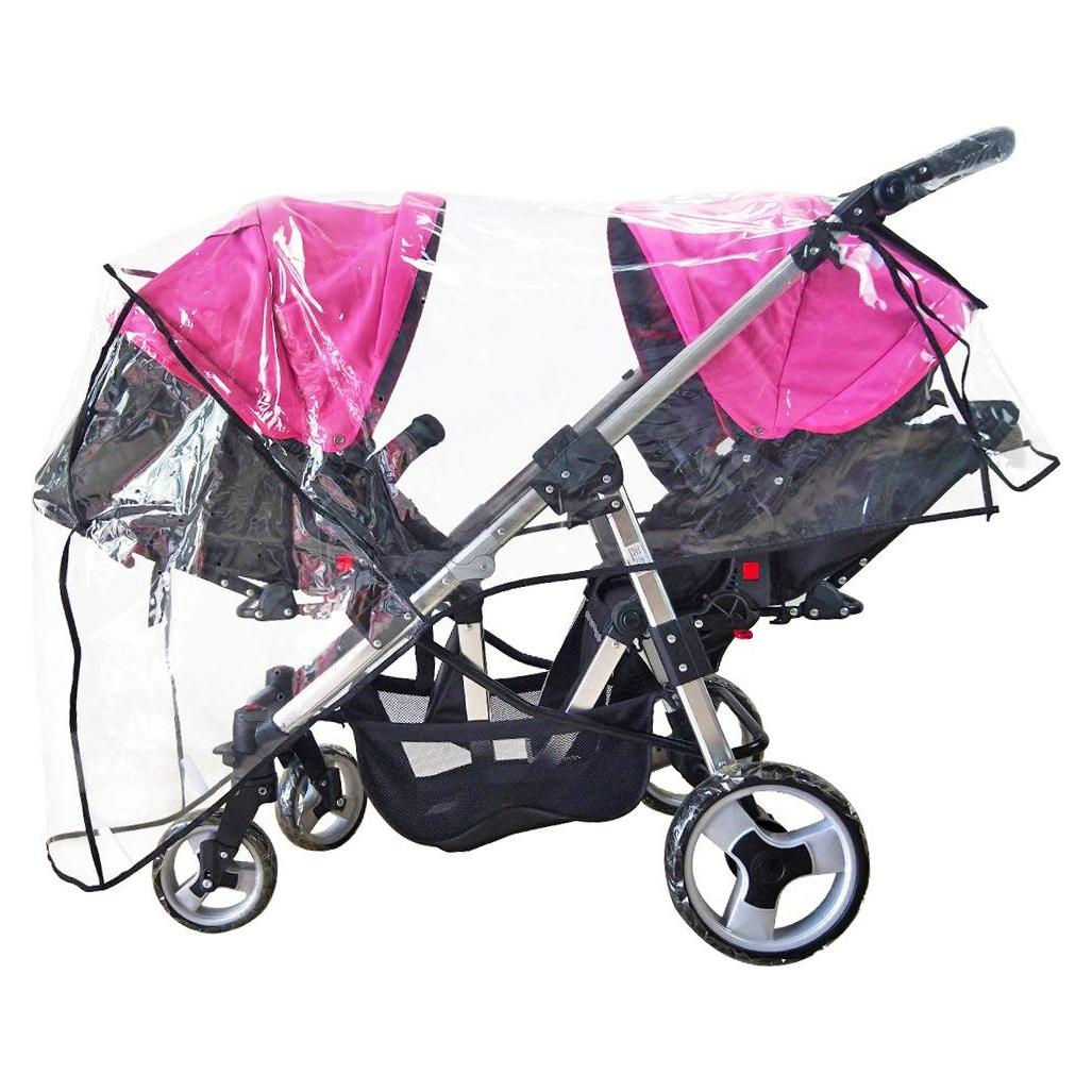Cubierta de Lluvia para Cochecito Doble Comfy Baby Universal