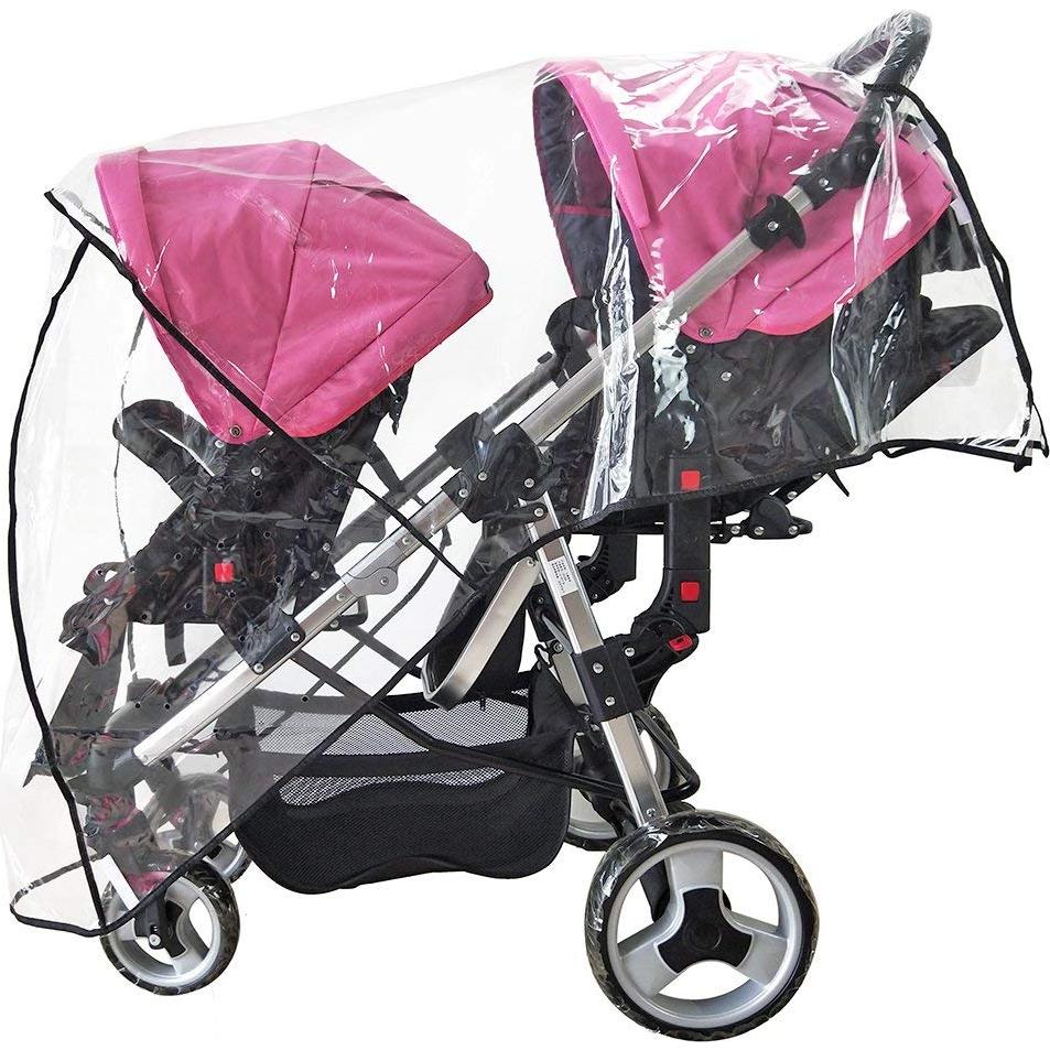 Cubierta de Lluvia para Cochecito Doble Comfy Baby Universal