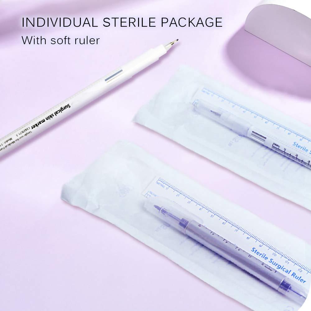 Marcadores de Piel Estériles LabAider 6 Pcs Punta 0.5/1MM