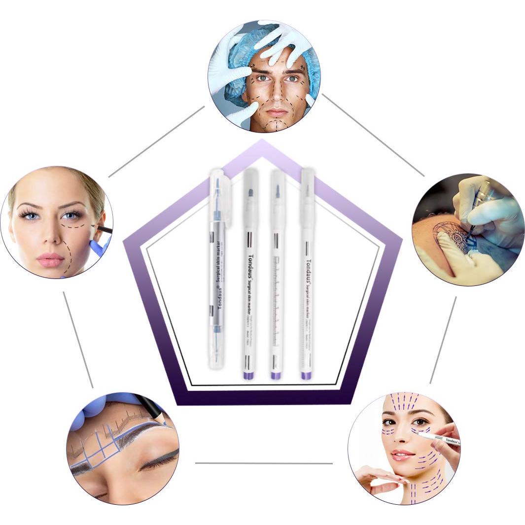 Marcadores de Piel Estériles LabAider 6 Pcs Punta 0.5/1MM