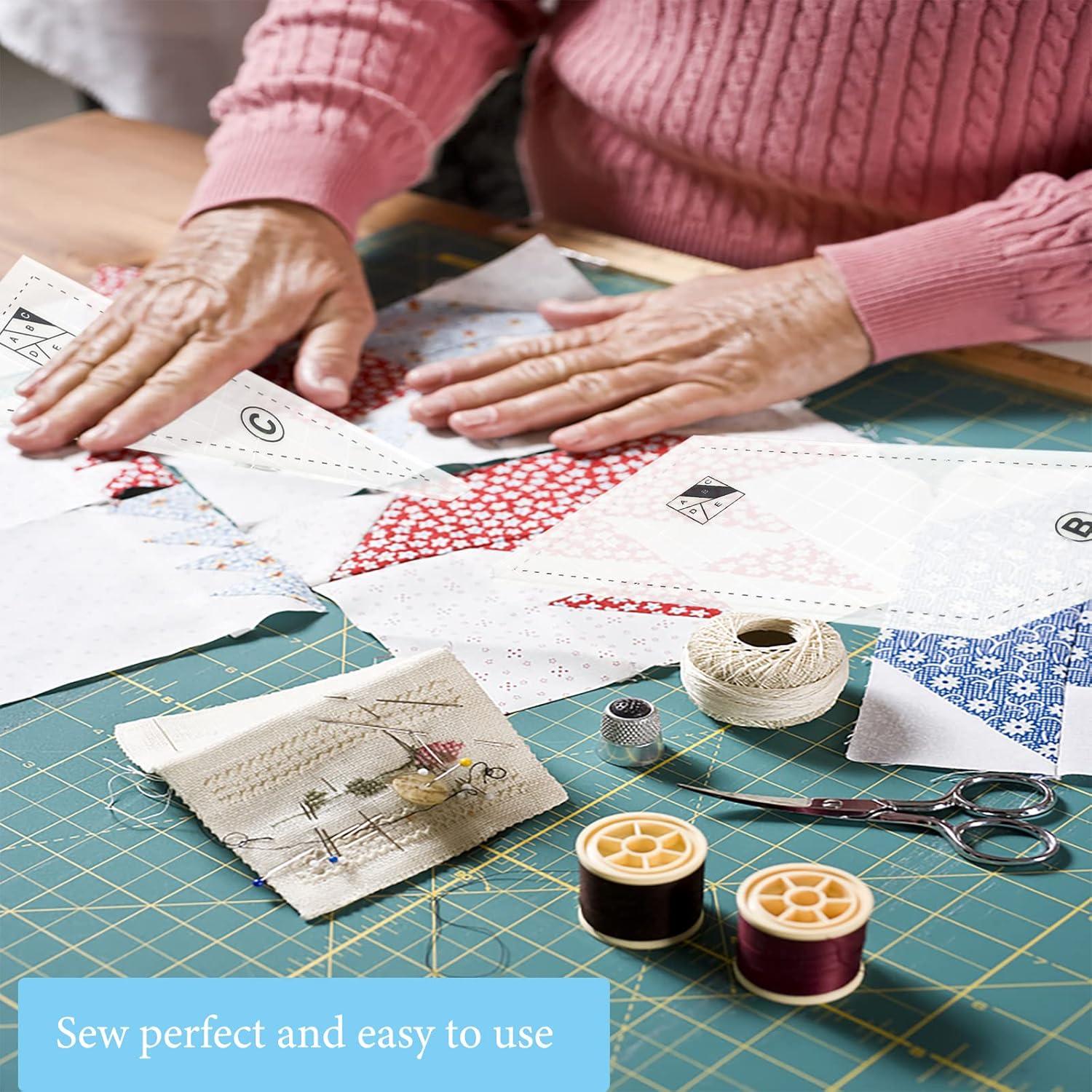 Conjunto de Reglas de Acolchado Hovesty 5Pcs Acrílico 22.86cm