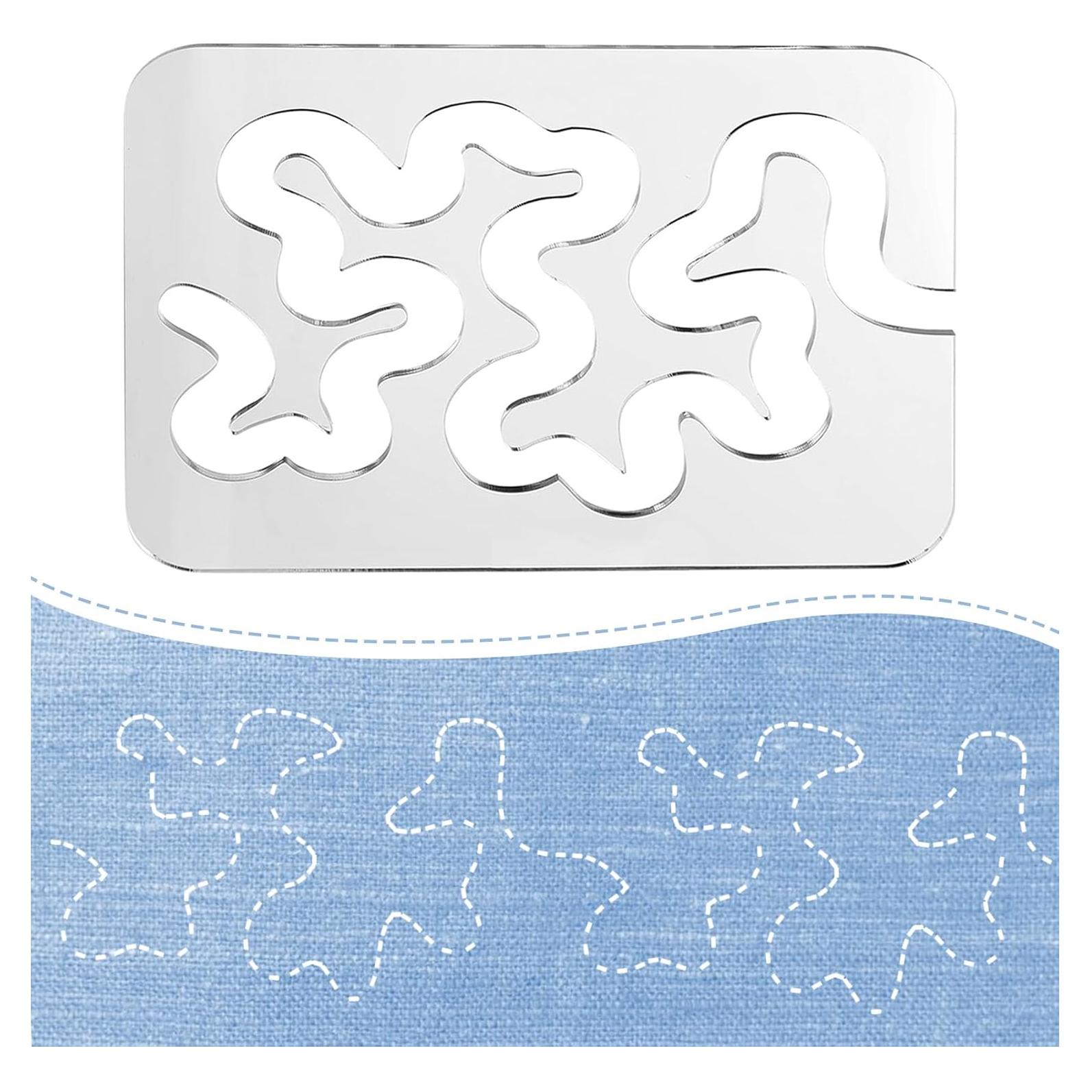 Plantillas de Acolchado Meander Abeillo 24.64x17.78 cm