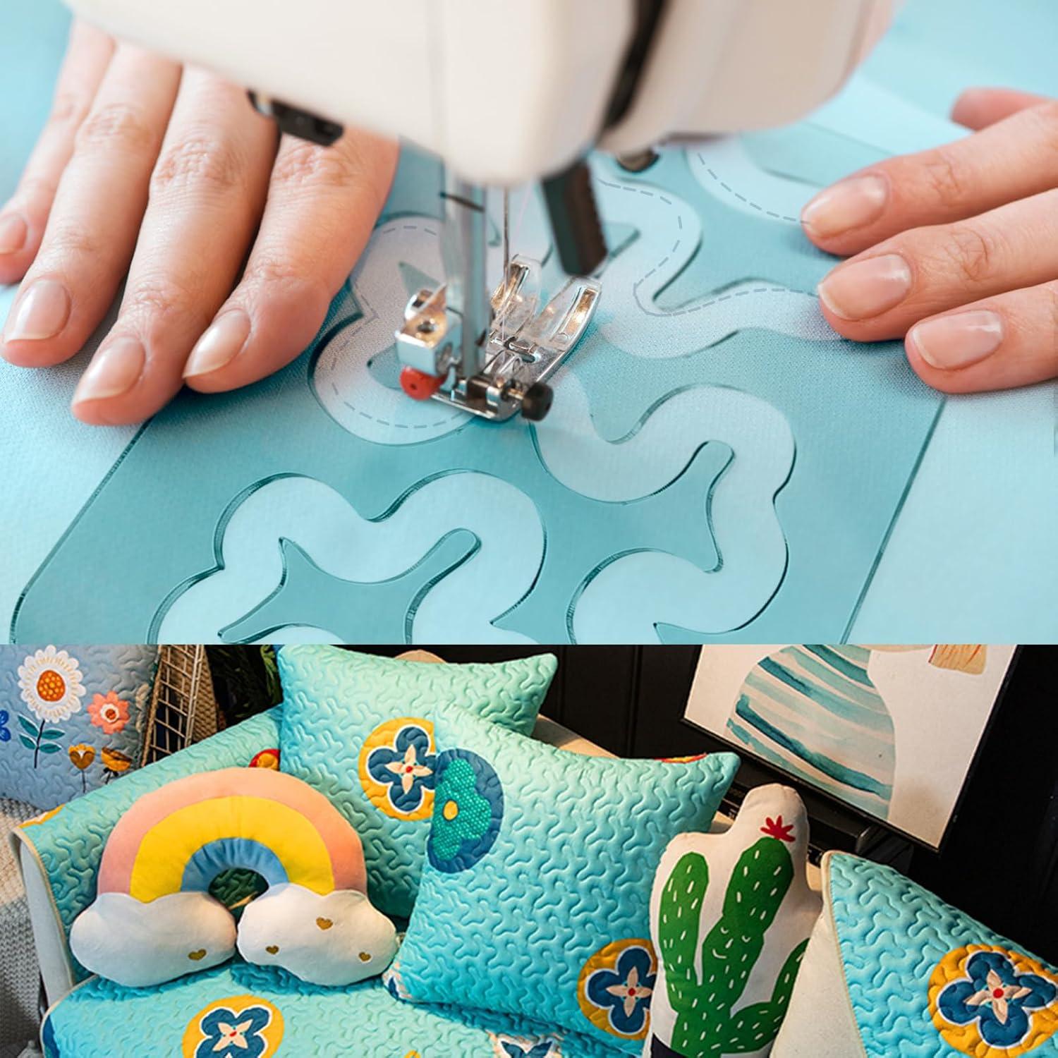 Plantillas de Acolchado Meander Abeillo 24.64x17.78 cm