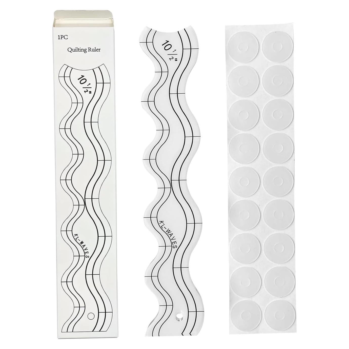 Regla de Acolchado Antideslizante Soaration 26.67x5.08cm