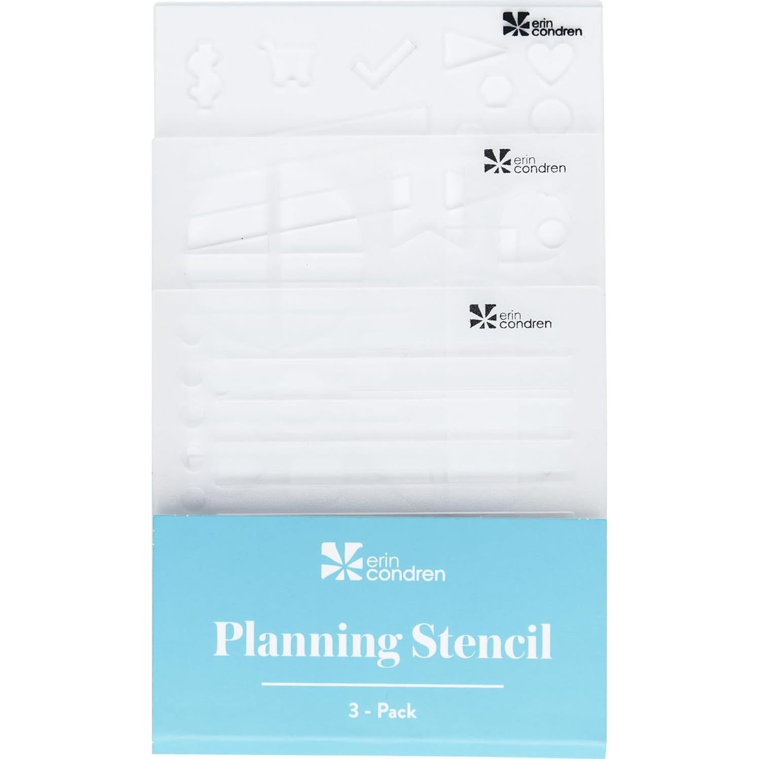 Plantillas de Planificación Erin Condren 3-Pack - Tareas, Días e Iconos