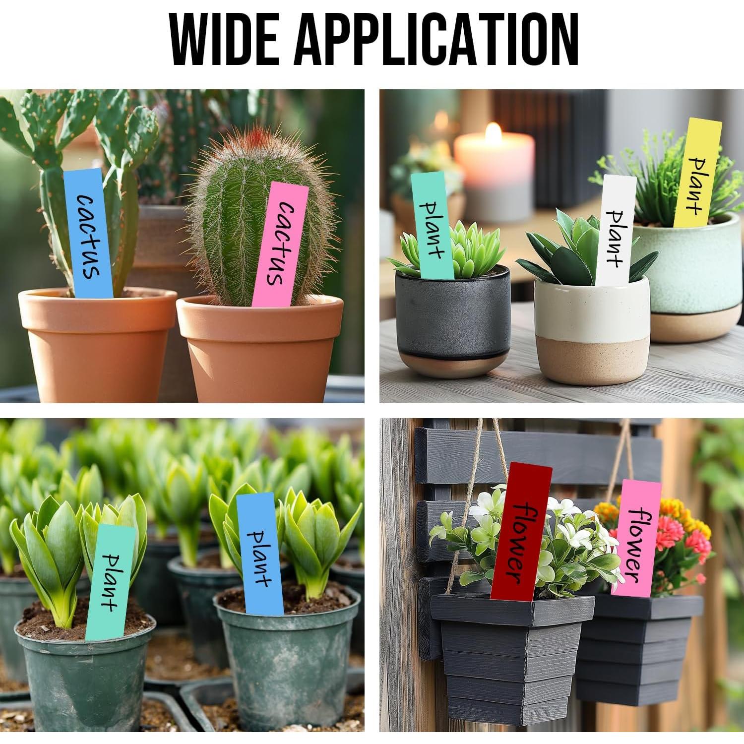 Etiquetas para Plantas Yuanling 120 Pcs Plástico Impermeable