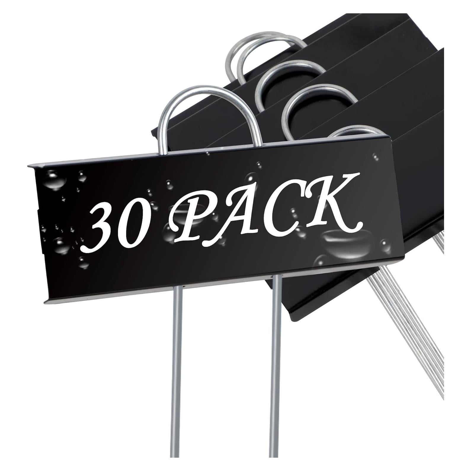 Etiquetas de Metal para Plantas FORUP, 30 Estacas Reutilizables