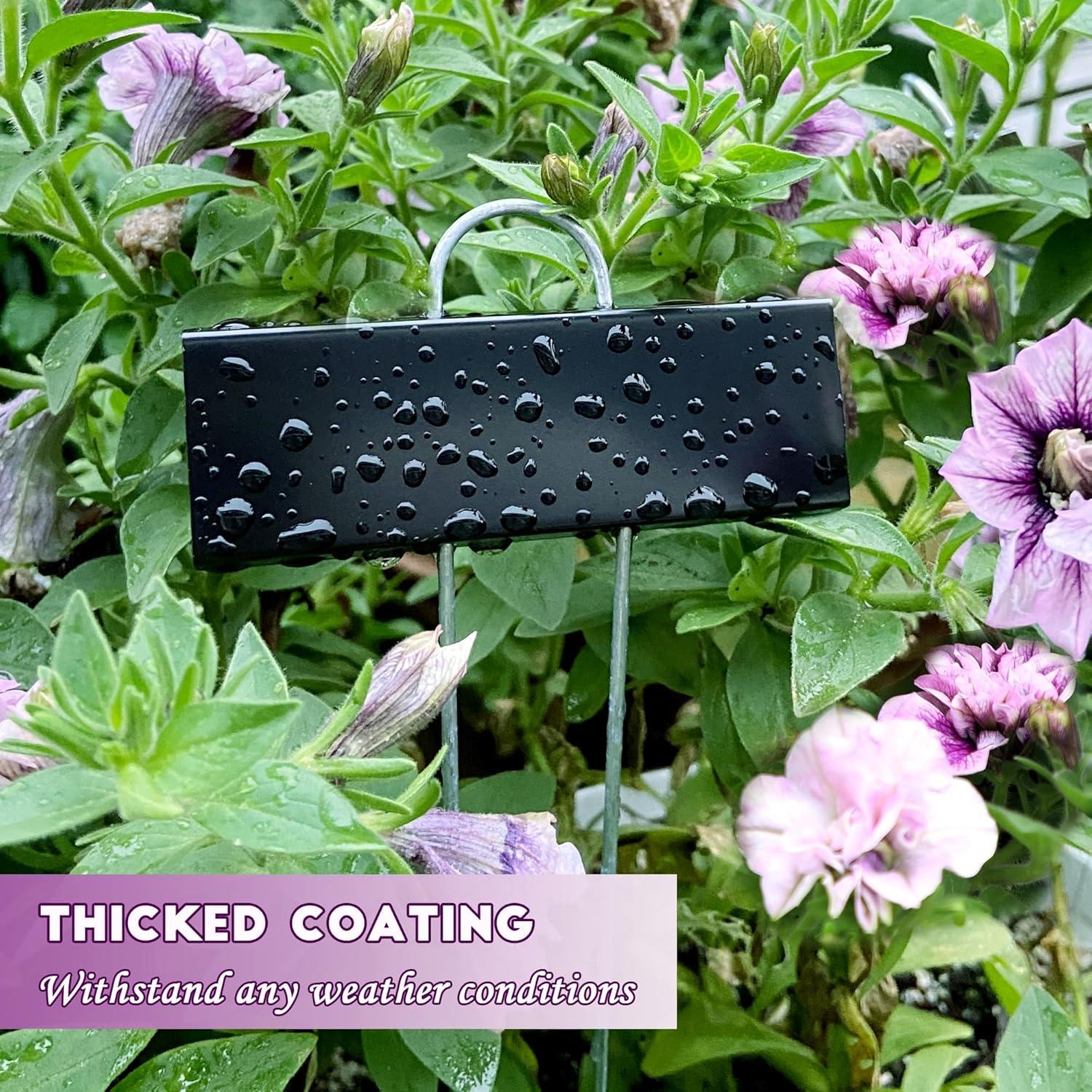 Etiquetas de Metal para Plantas FORUP, 30 Estacas Reutilizables