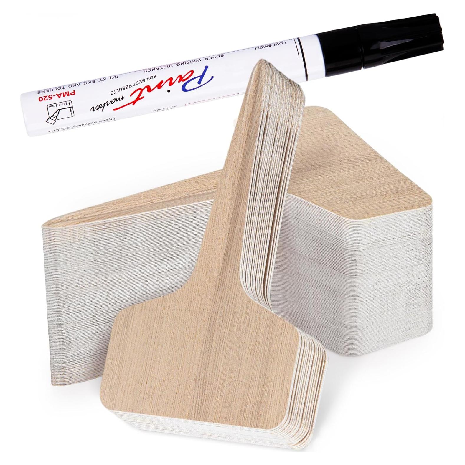 Etiquetas de Jardín VGOODALL 120PCS PVC Impermeables 10.16x6.1cm