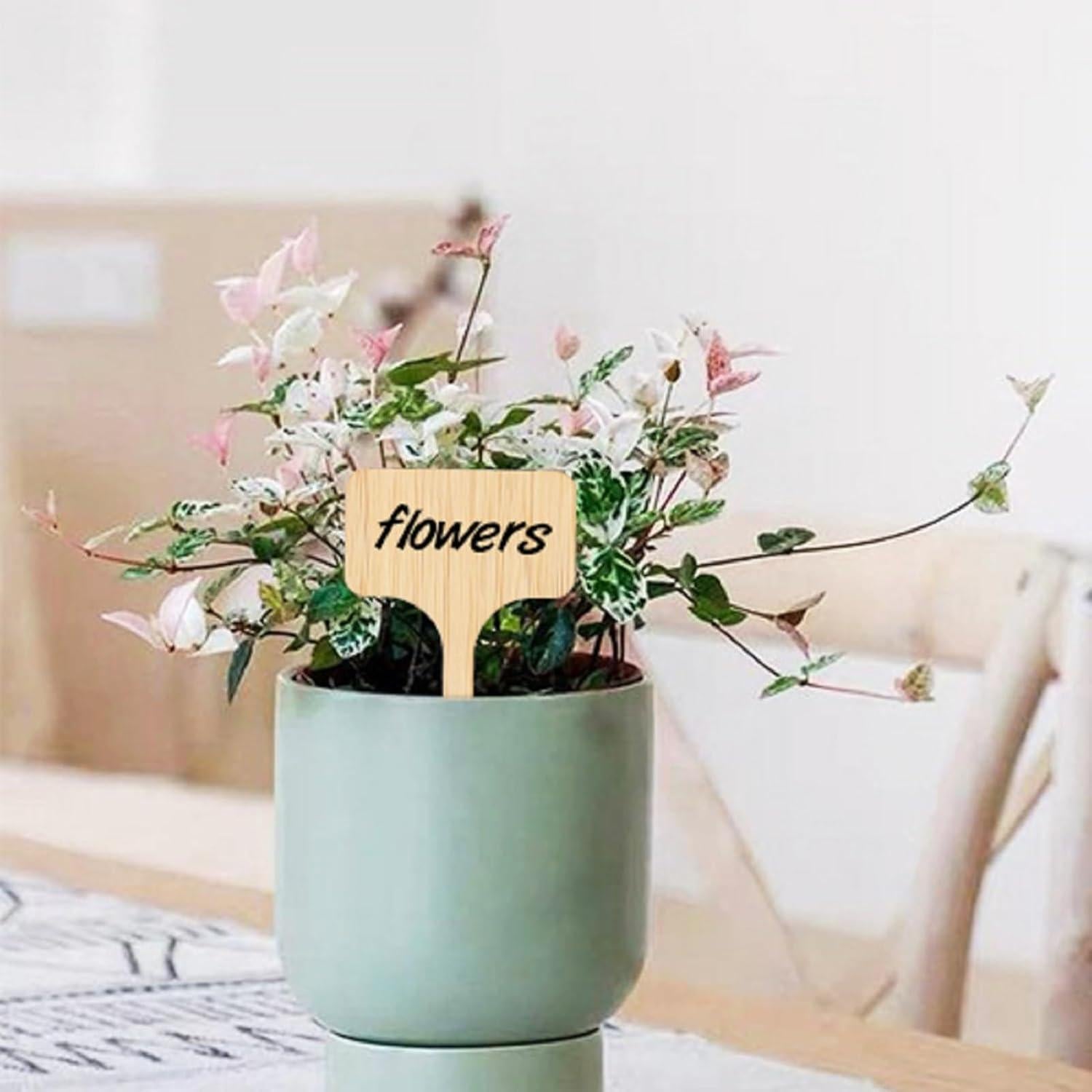 Marcadores de Jardín de Madera Tipo T Kinglake - 60 Pcs