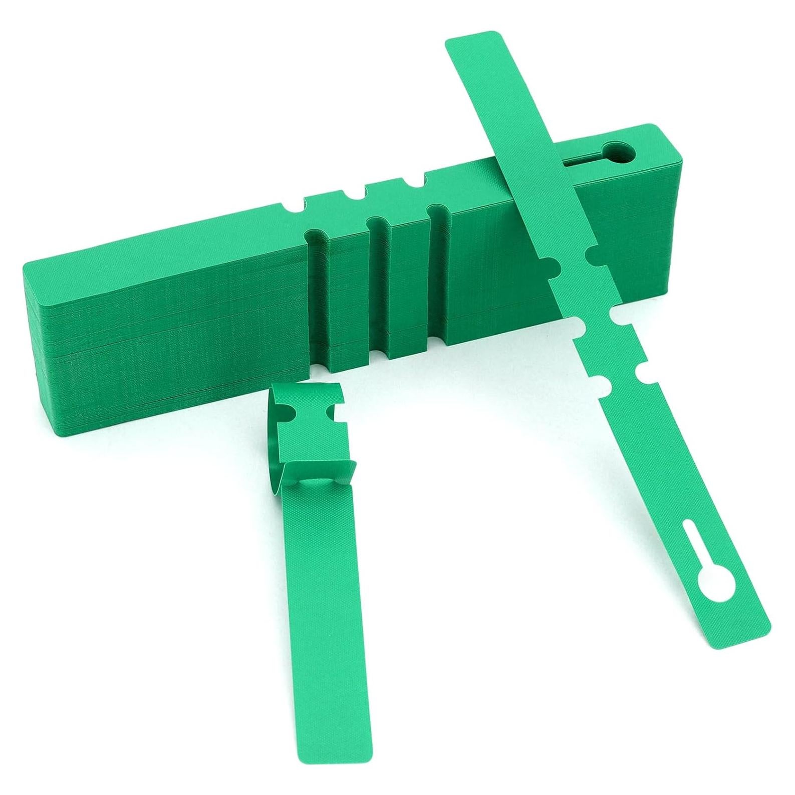 200 Etiquetas de Plantas AIQINHU PVC Verde 21 cm Impermeables