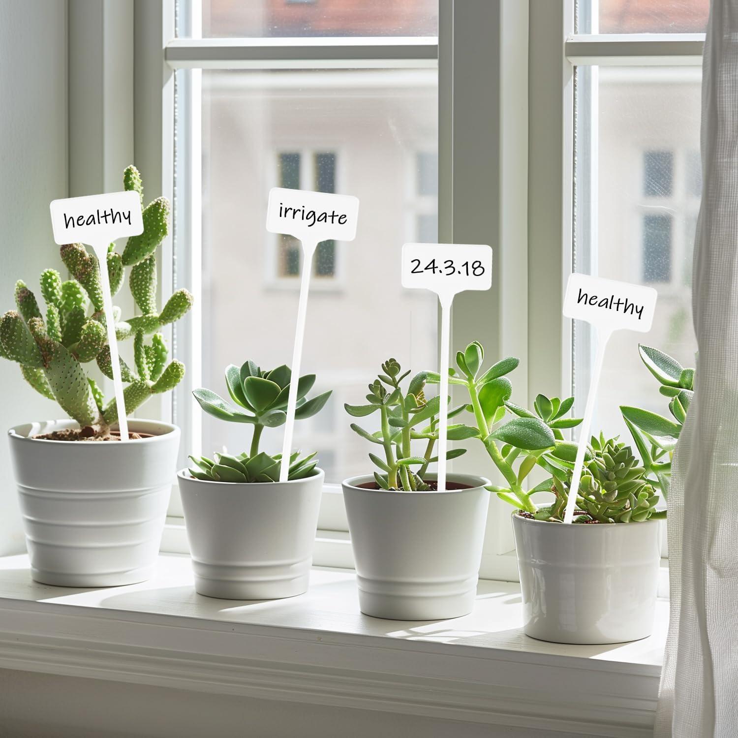 Etiquetas para Plantas Yuanling 60PCS T-Tipo 29cm Plástico