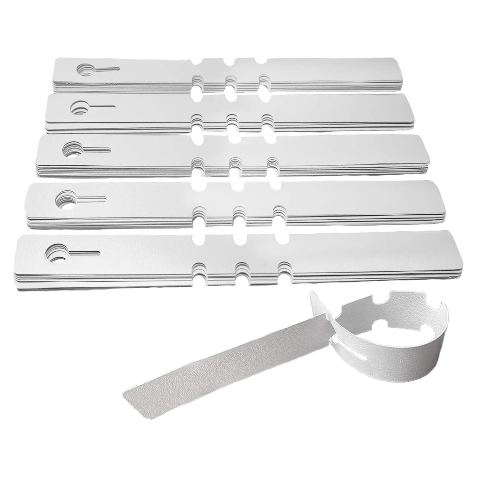 Etiquetas de Plantas BEADNOVA 120 Pcs Blancas 21x2 cm