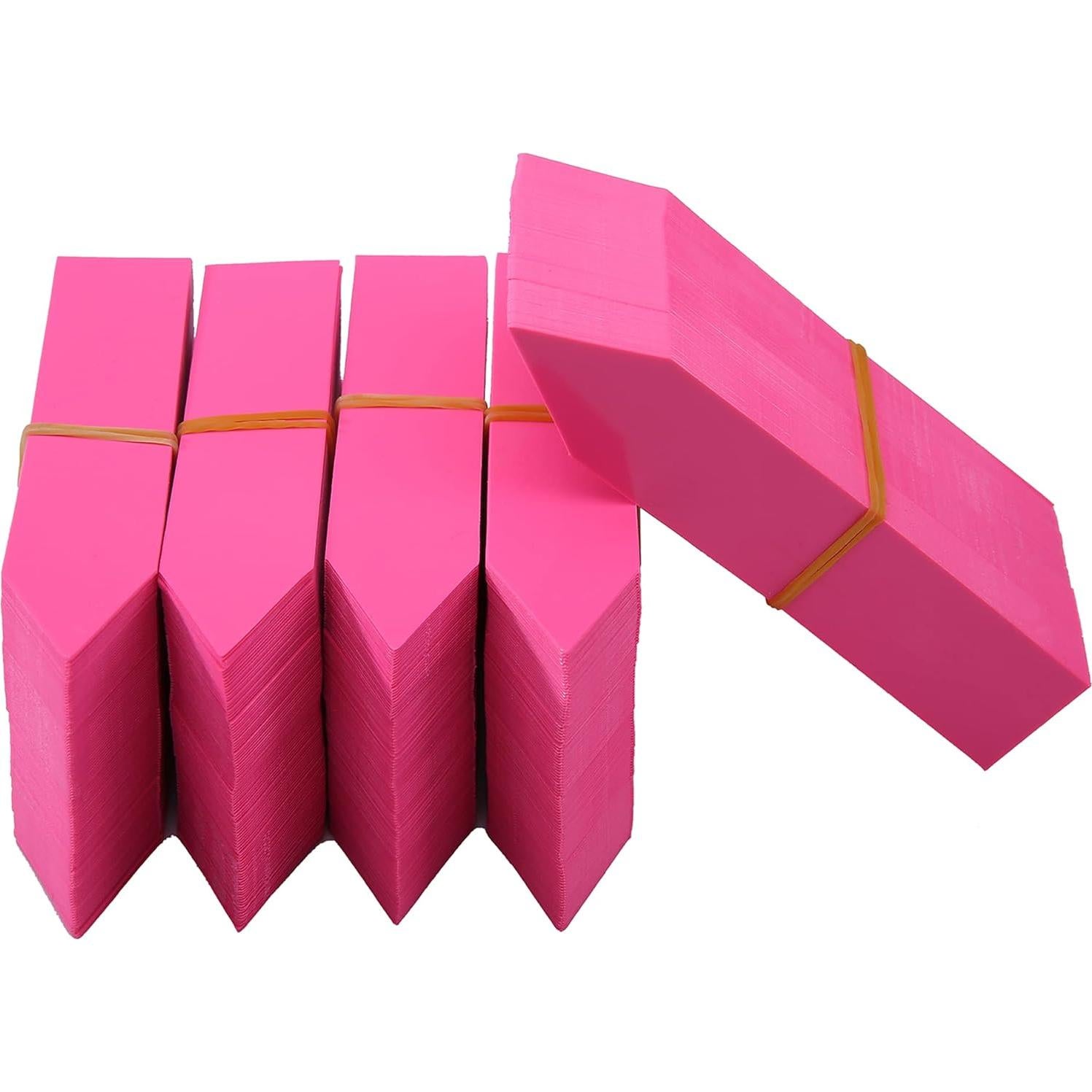 Etiquetas de Jardín MIHEY 1000 Pcs Rosa 10x2 cm PVC