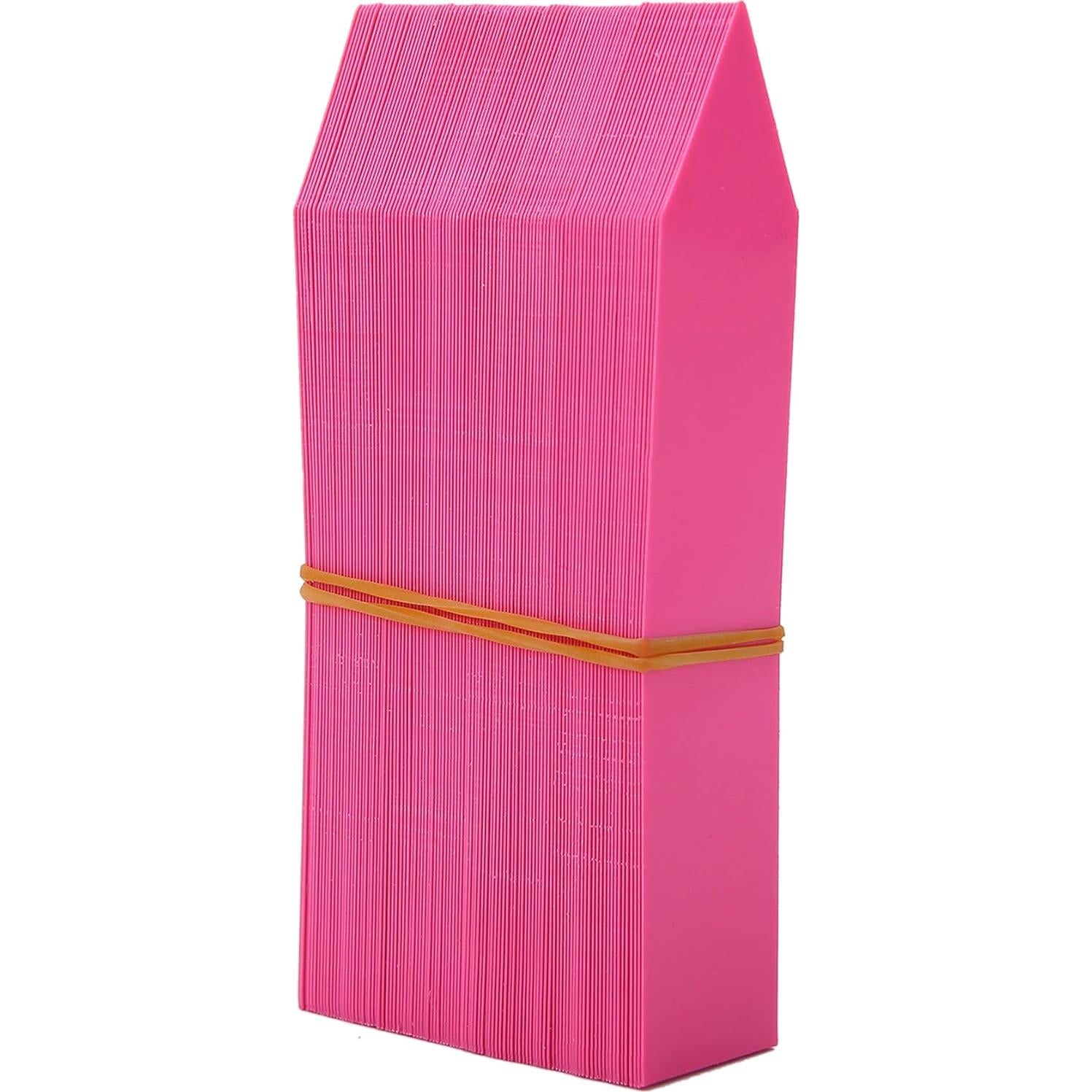 Etiquetas de Jardín MIHEY 1000 Pcs Rosa 10x2 cm PVC