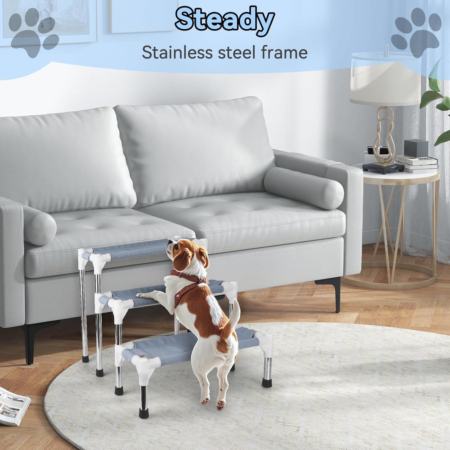 Escaleras para Perros Makerfire 3 Escalones Antideslizantes