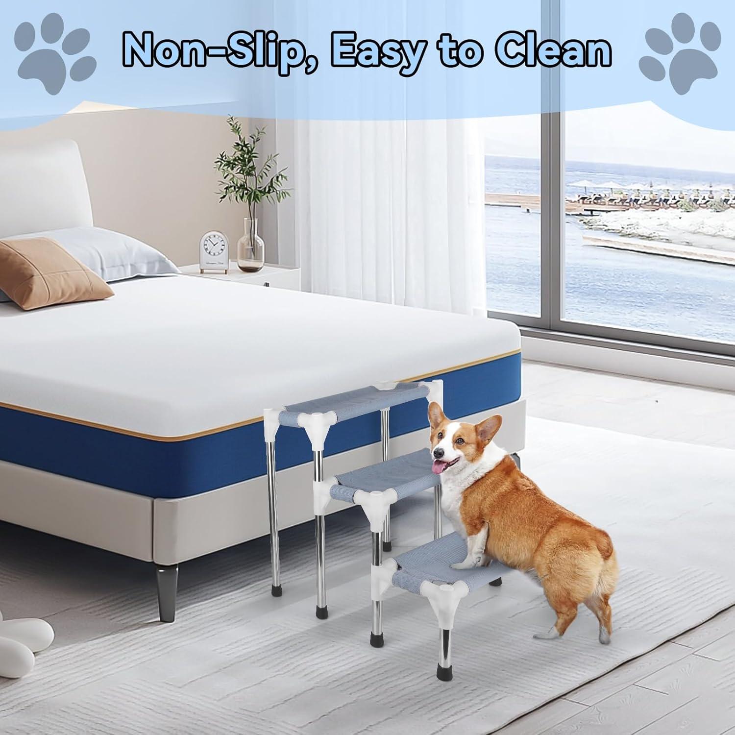 Escaleras para Perros Makerfire 3 Escalones Antideslizantes