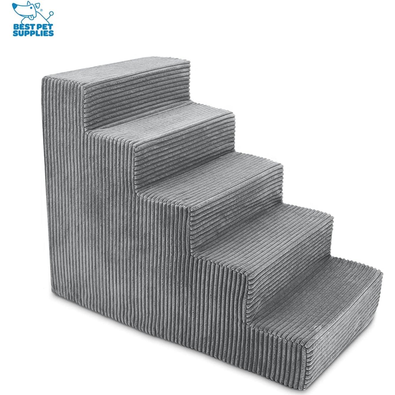 Escalera para Perros y Gatos Mejores Suministros 5 Escalones Antideslizante