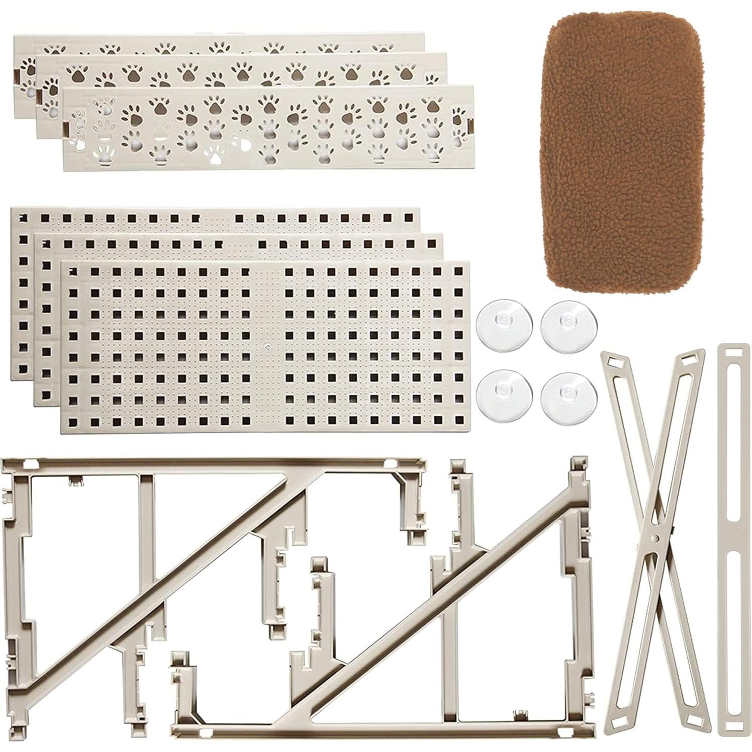 Escalera Antideslizante para Mascotas yofit 3 Pasos Plegable 22.68 kg