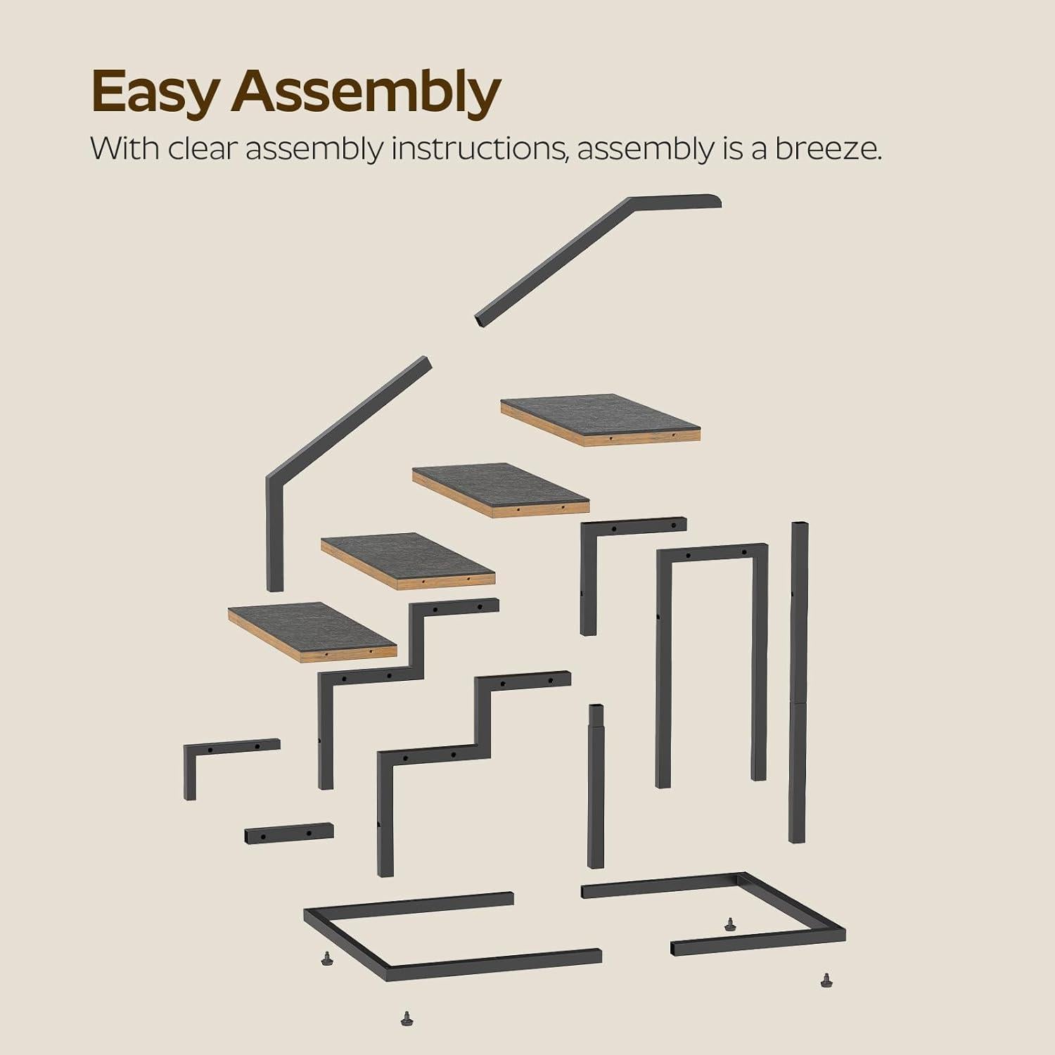 Escalera para Perros YATINEY LT01BR Antideslizante 52cm