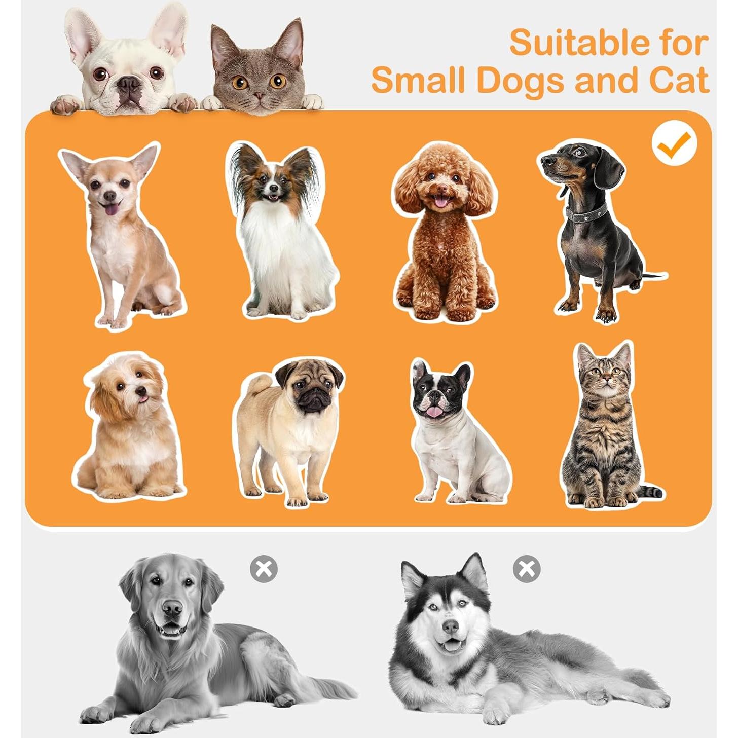 Escalera para Mascotas Clioran Gris 48x31 cm Antideslizante