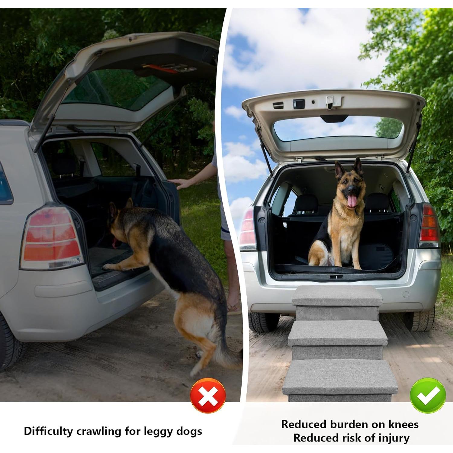 Escalera Plegable para Perros Wndy's Dream 3 Pasos 45.72 cm