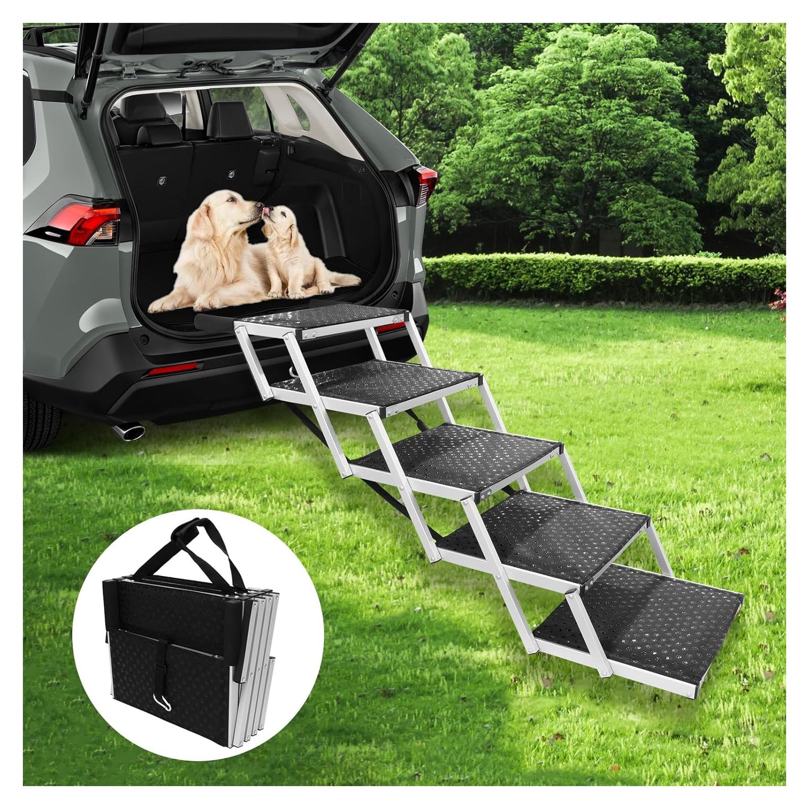 Escalera Plegable para Perros PENSUN Antideslizante 113.4kg