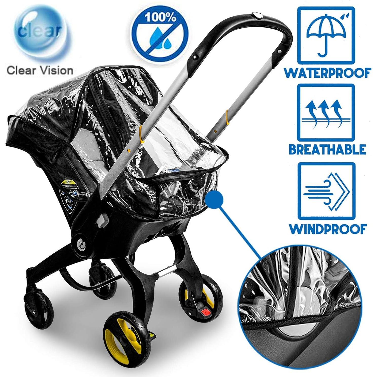 Cubierta de Lluvia Universal para Asiento de Coche Bebé EVA