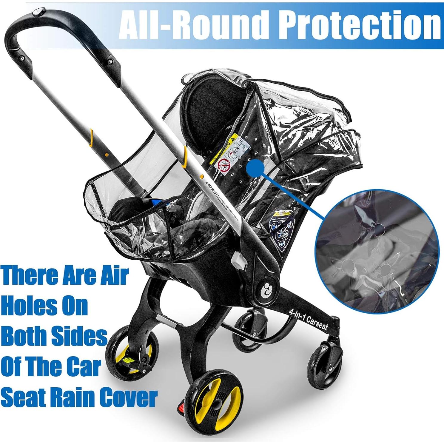 Cubierta de Lluvia Universal para Asiento de Coche Bebé EVA