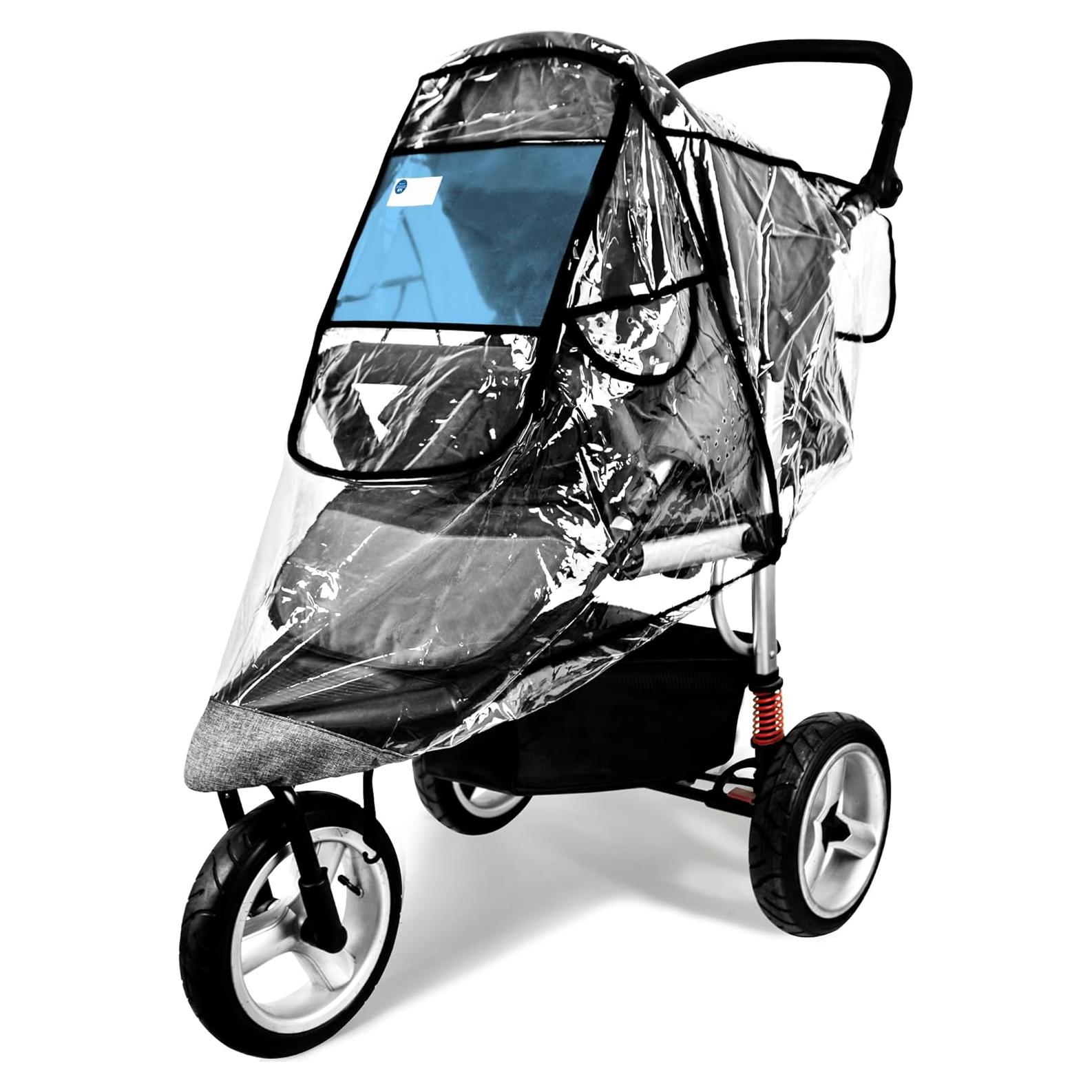 Cubierta de Lluvia Universal para Cochecito Bebé EVA Transparente