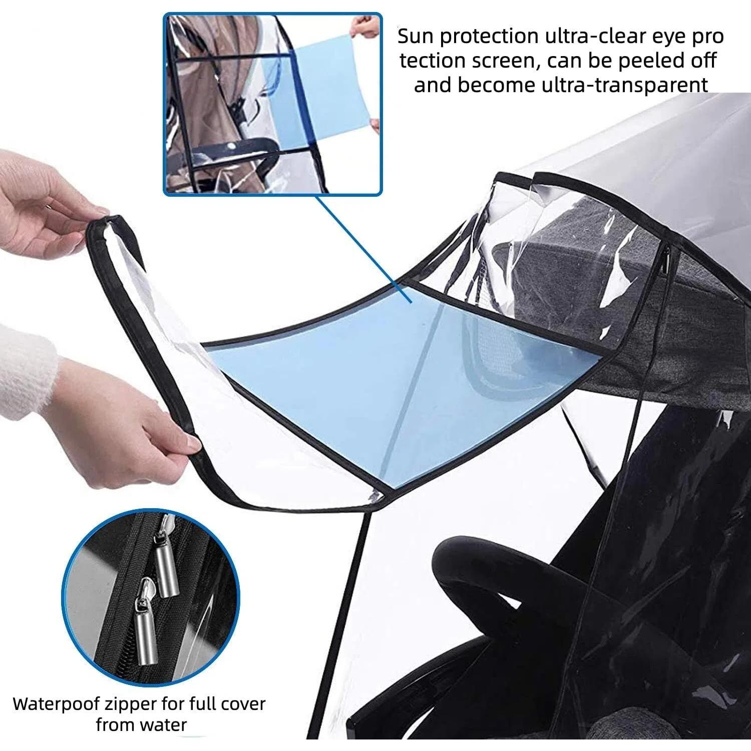 Cubierta de Lluvia para Cochecito Berocia Impermeable 56x99cm